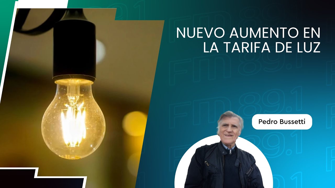 NUEVO AUMENTO EN LA TARIFA DE LUZ - YouTube