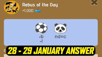 Rebus of the day ZOO 28 January | ZOO Rebus and Riddle Today | ZOO Story bot Riddle of the day