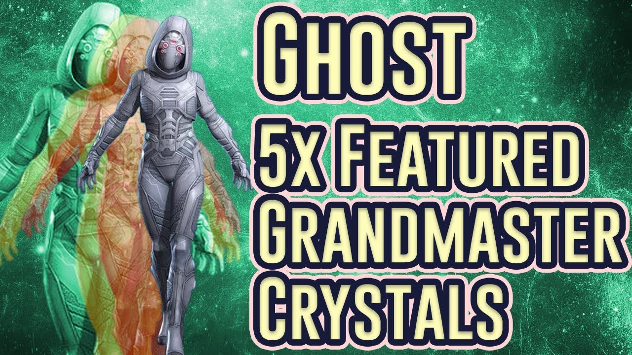 5x Ghost Featured Grandmaster Crystal Opening | Marvel Contest of Champions