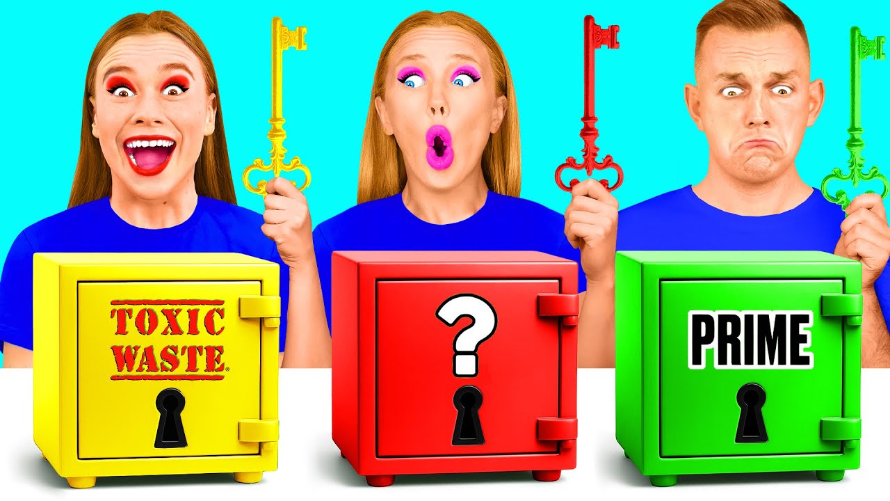 Выбери Правильный Ключ Челлендж | Сумасшедшие Идеи для Пранков c BaRaDa Gold Challenge