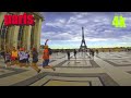 Walking tour in paris from the eiffel tower to the statue of liberty  4k