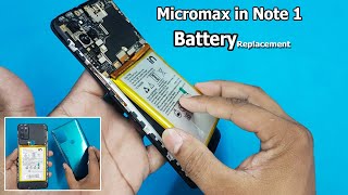 Micromax In 1 / 1b / Note 1 Battery Replacement / How to Replace Micromax in Battery