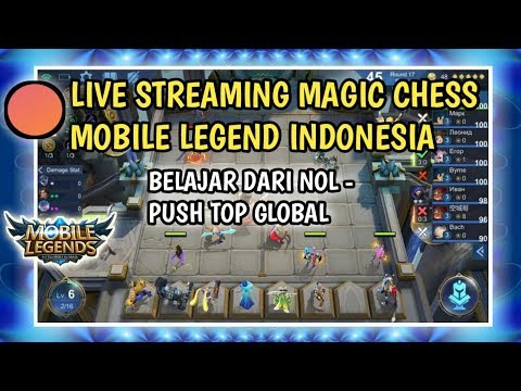 LIVE PUSH RANK MAGIC CHESS MOBILE LEGEND SAMPAI MYTHIC ...