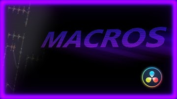 Создание макросов в Davinci Resolve\Creating macros in Davinci Resolve.