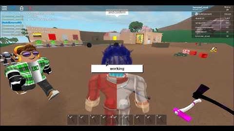 how to duplicate 9 axe easy in Lumber tycoon 2