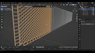 how to MODEL a fence with hexagon grid in blender 4.0