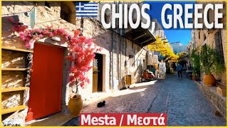 🇬🇷 Исследуем Месту, греческий остров Хиос: Путешествие во времени в Средневековую Грецию! 🏰⏳