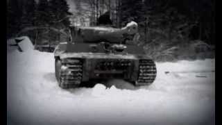 Tank Tiger replica in motion #1