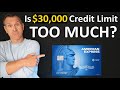 Is 30000 amex credit card limit too much  why american express gave 25 yo ridiculous limit