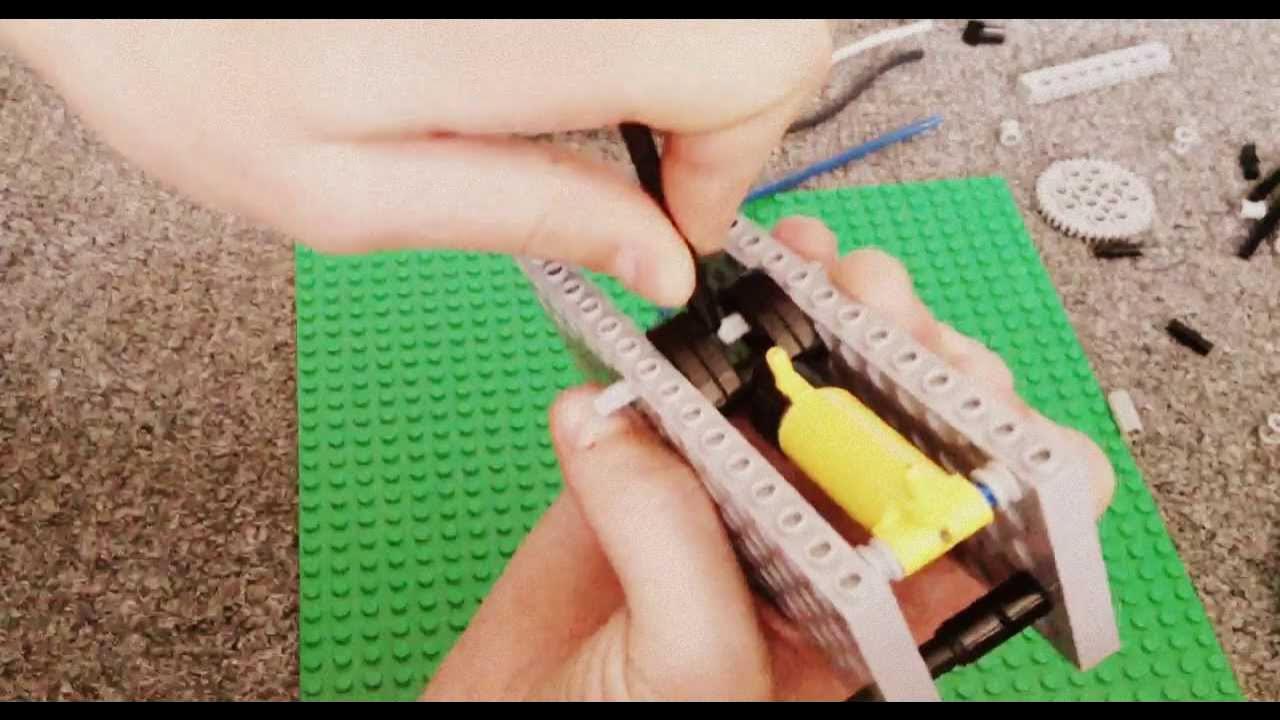 How to build a Lego pneumatic engine YouTube