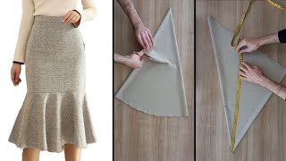 New techniques in skirt sewing. without zipper