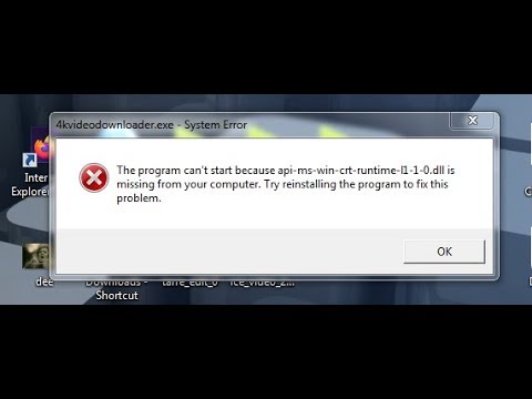 api-ms-win-crt-math-l1-1-0.dll is missing fix | Fix Apps download problem solved (2020)