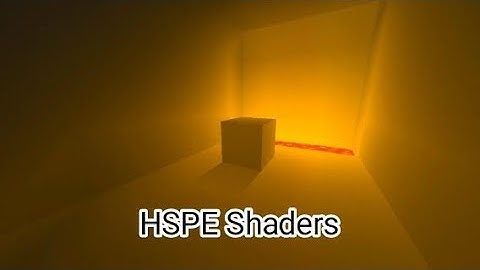 HSBE Shaders (RTX like shader) Mcpe
