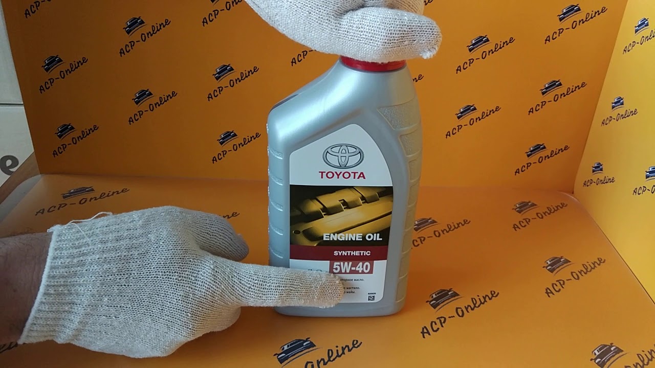 РАСПАКОВКА: ОРИГИНАЛЬНОЕ МОТОРНОЕ МАСЛО TOYOTA 5W-40/5W40