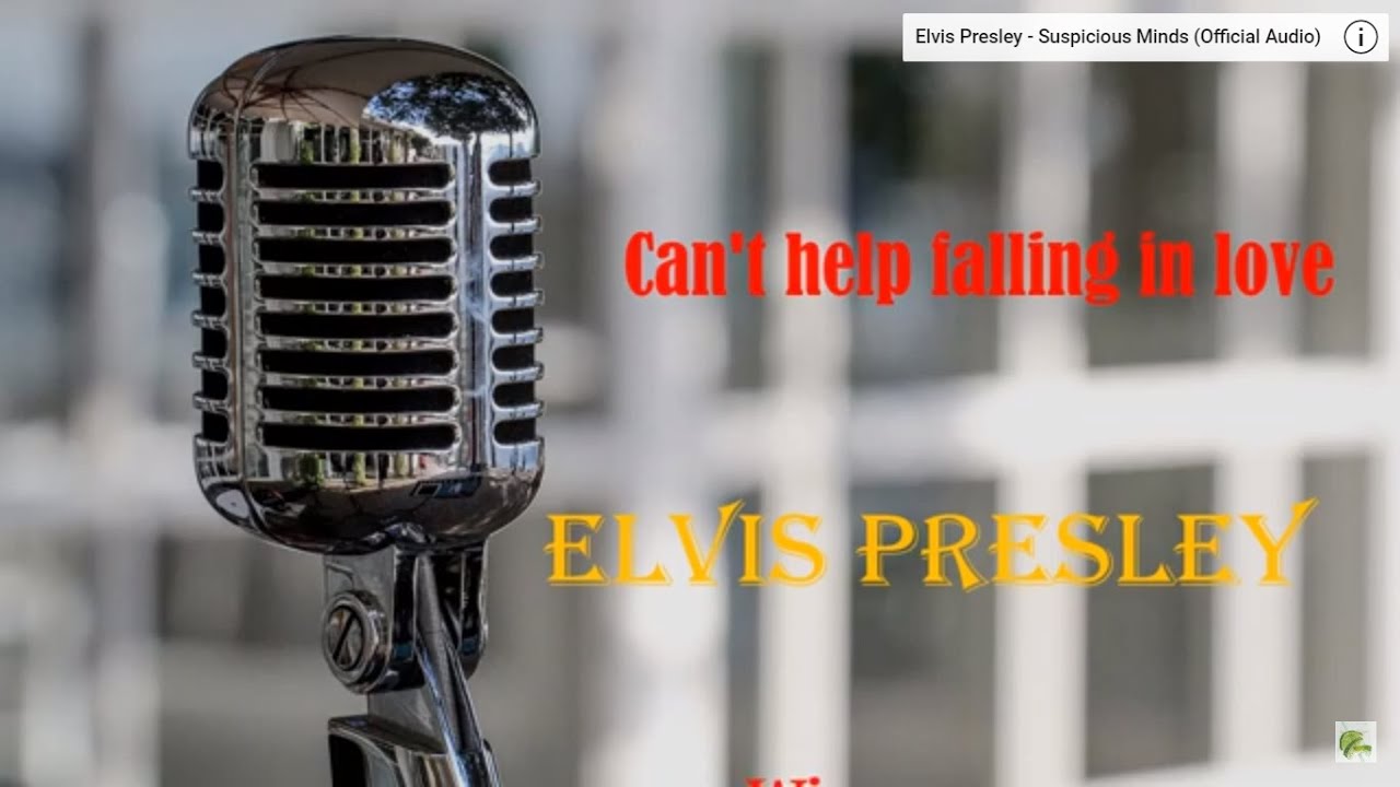 🎸Silver Ribbon Elvis Presley Bookmark Lyrics Can't Help Falling