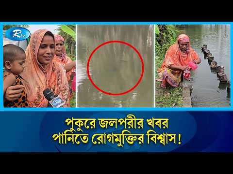 পুকুরে নাকি দেখা মিলেছে জলপরীর; দেখতে হাজারো মানুষের ঢল! | Narsingdi | Mermaid Rumor | Rtv News