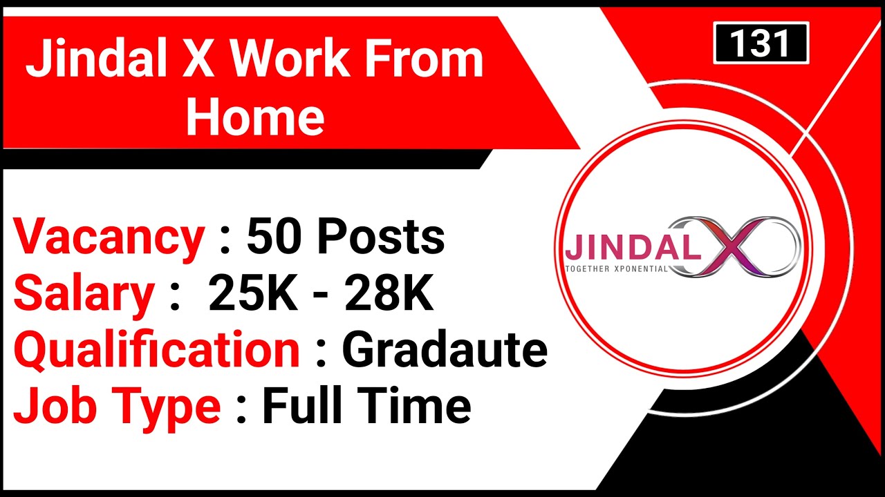 Jindal X Work From Home Jindal X Customer Care Executives Job