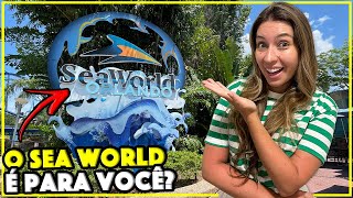 TOUR COMPLETO NO SEAWORLD ORLANDO - ESSE PARQUE VALE A PENA?