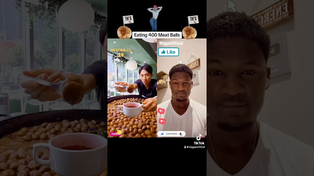 Insane…Guy Tries to Eat 400 Meatballs | Zermatt Neo #viral #reaction #shorts #food