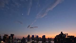 NYC Timelapse - East River Sunset - June 29, 2025