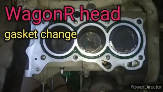 WagonR k series head gasket change.