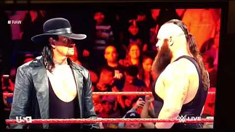 WWE Raw 3/6/2017: The Undertaker and Braun Strowman Stand Face to Face
