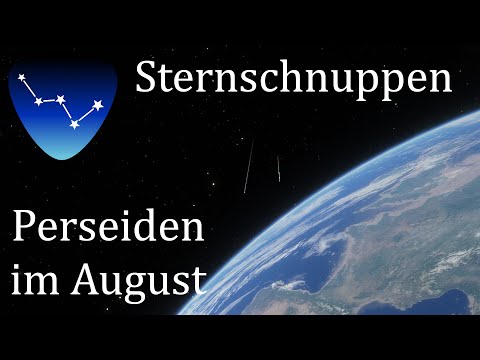 Sternschnuppen, die Perseiden