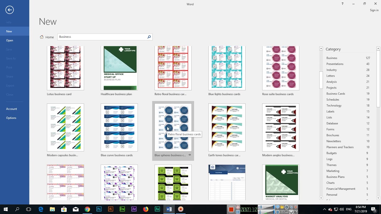 Create a New Document in Microsoft Word - YouTube