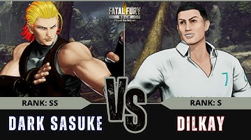 FF:CotW🐺DARK SASUKE (Andy Bogard) vs DILKAY (Cristiano Ronaldo)⭐Replay Match - FATAL FURY: CotW