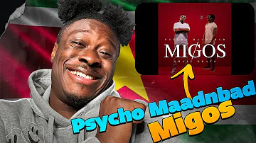 Psycho Maadnbad - MIGOS (Music Video) 🇸🇷❤️ Prod. By Shaik Beats REACTION