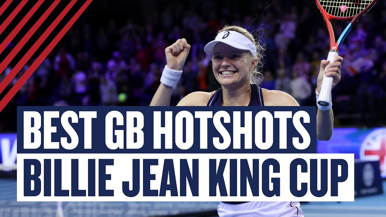 Great Britains best shots from the Billie Jean King Cup Finals 2022 LTA 