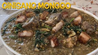 Ginisang Monggo w/ Pork Bones and Ampalaya leaves