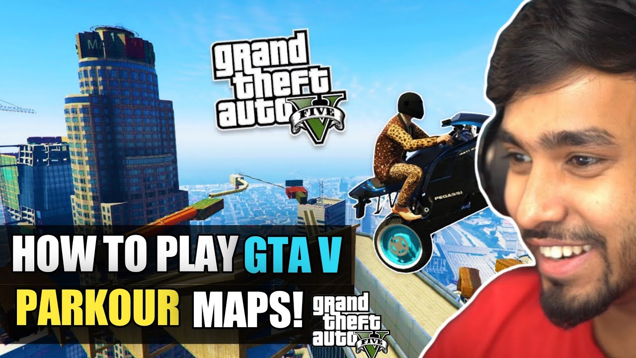 how to play gta 5 online parkour race | how to play pakour in gta v -  YouTube