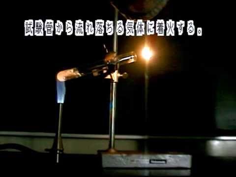 Asnr プリント黒板実験映像84 酢酸とアンモニアの空中での中和 Youtube