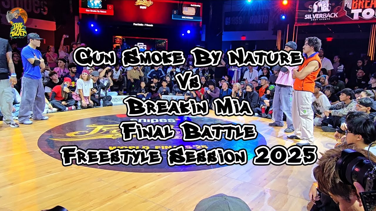 Gun Smoke от Nature против Breakin Mia — фристайл-сессия 2025 — финал Breaking