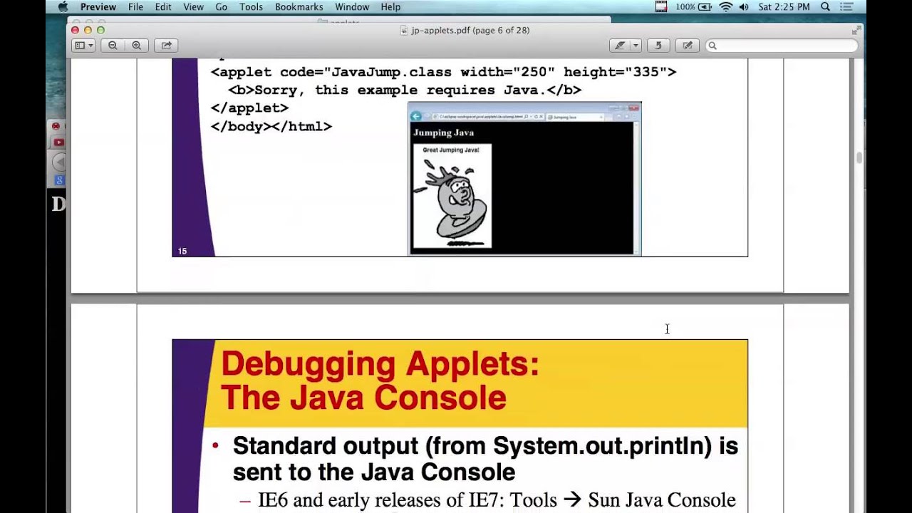 OO Programming in Java - Lecture 28 (4/20/13) - YouTube