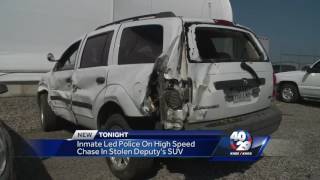 Escapee wrecks deputy’s car in Crawford County