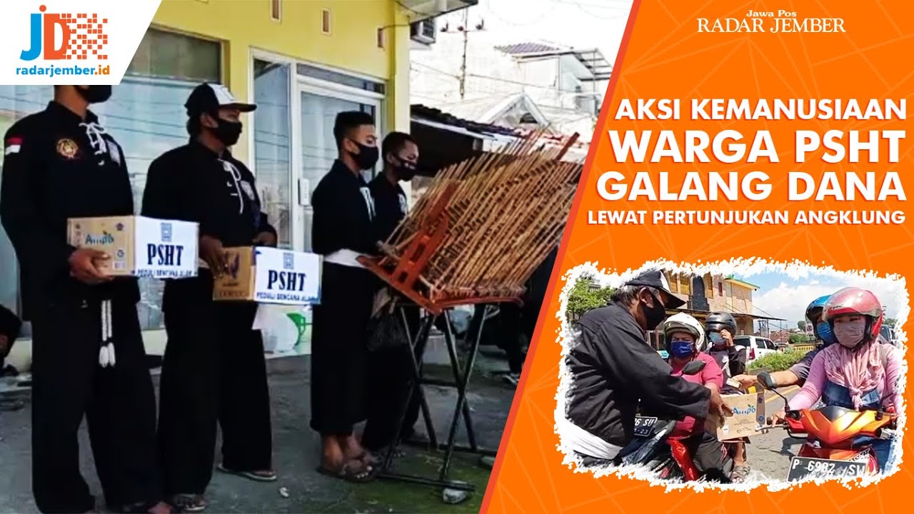 Aksi Kemanusiaan Warga PSHT Galang Dana Untuk Korban Banjir - RADARJEMBER.ID