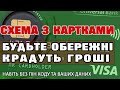 СХЕМА з КАРТКАМИ - в зоні ризику УСІ. КРАДУТЬ гроші навіть без Ваших ДАНИХ.