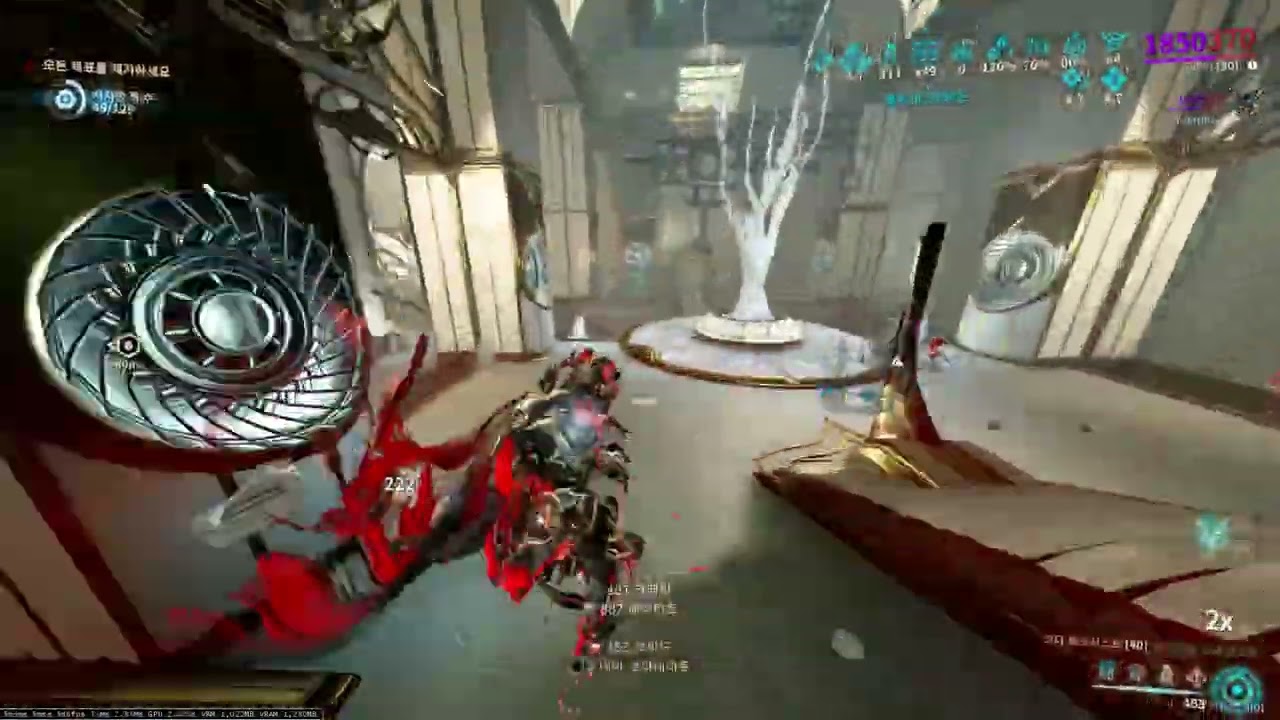 워프레임 칼리반 레이저 몰타 개조 모드 시연 | Warframe Caliban Razor Mortar Quick show