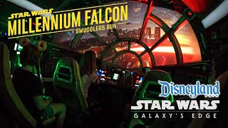 2019-08-24 MIllennium Falcon Smugglers Run On Ride Low Light POV Star Wars Galaxy's Edge Disneyland