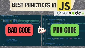 Write better JavaScript code | JS Best Practices (Promise.all/Destructuring)