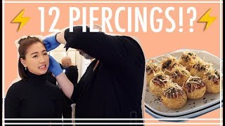 🎃VLOG#31 第12個耳洞 DIY章魚燒 | Pumpkin Jenn🎃