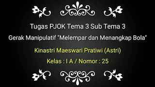 Gerak Manipulatif Melempar Dan Menangkap Bola