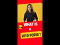 What is IRS Form W-10 ? #short