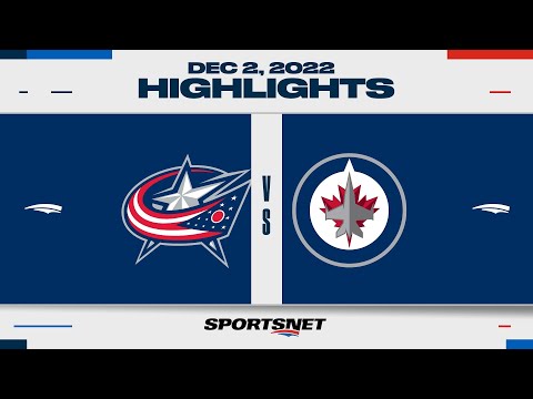NHL Highlights | Blue Jackets vs. Jets - December 2, 2022