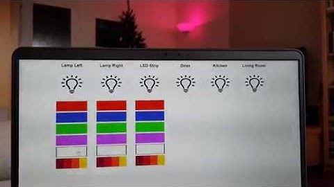 Control Yeelights from web page