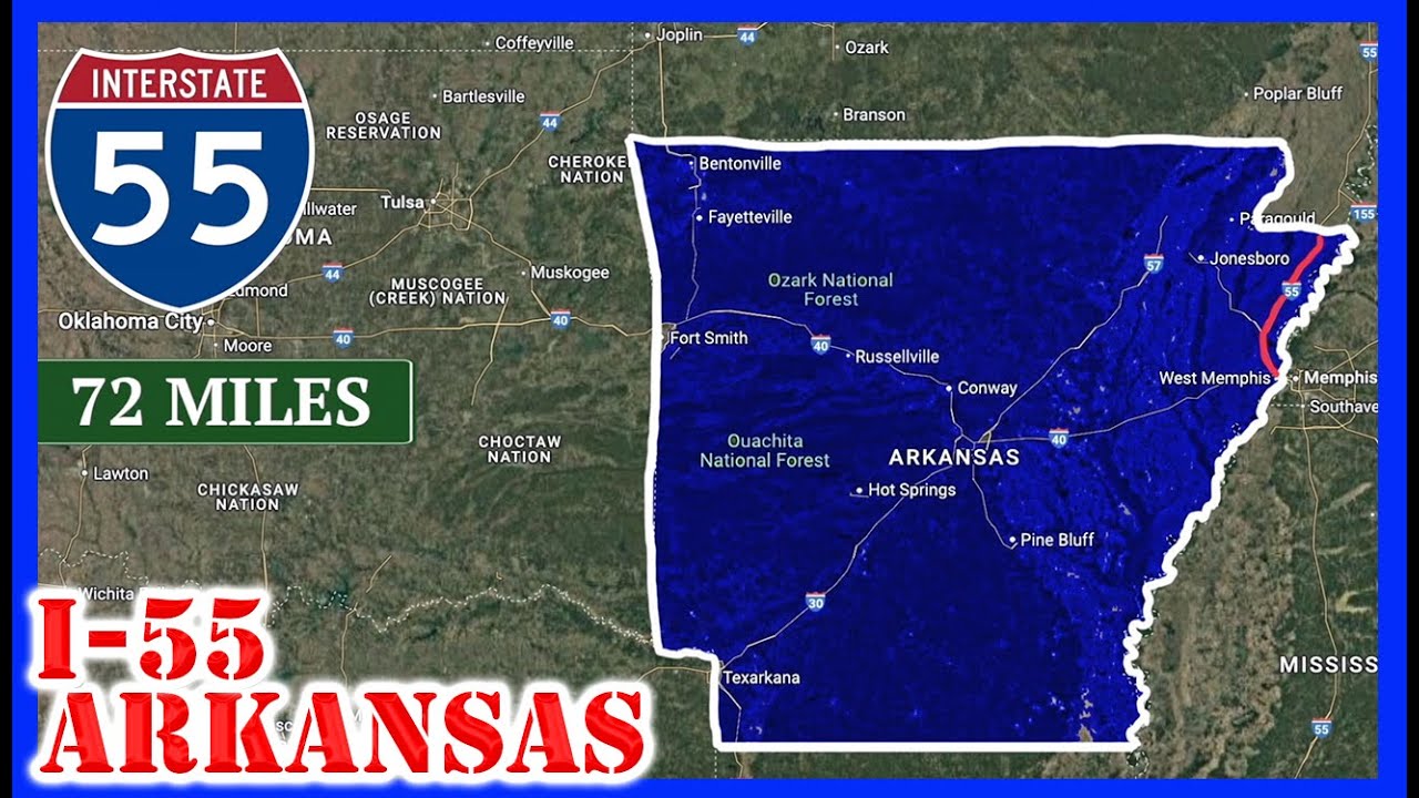 Interstate 55 in Arkansas | What It's Like to Travel
