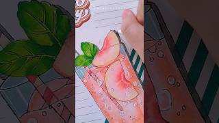 Just peachy 🍑🍹🎨🌷 | [Notebook Decoration]