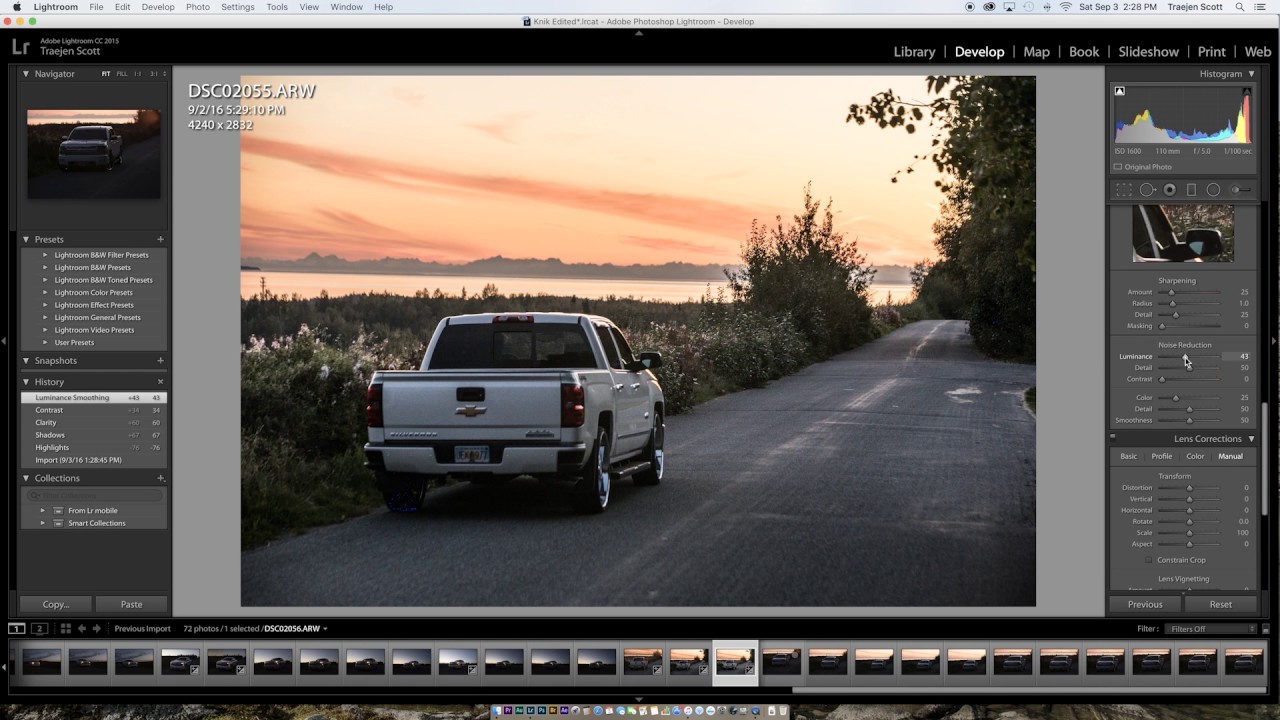 Rolling Shots Post Production - Time Lapse - YouTube